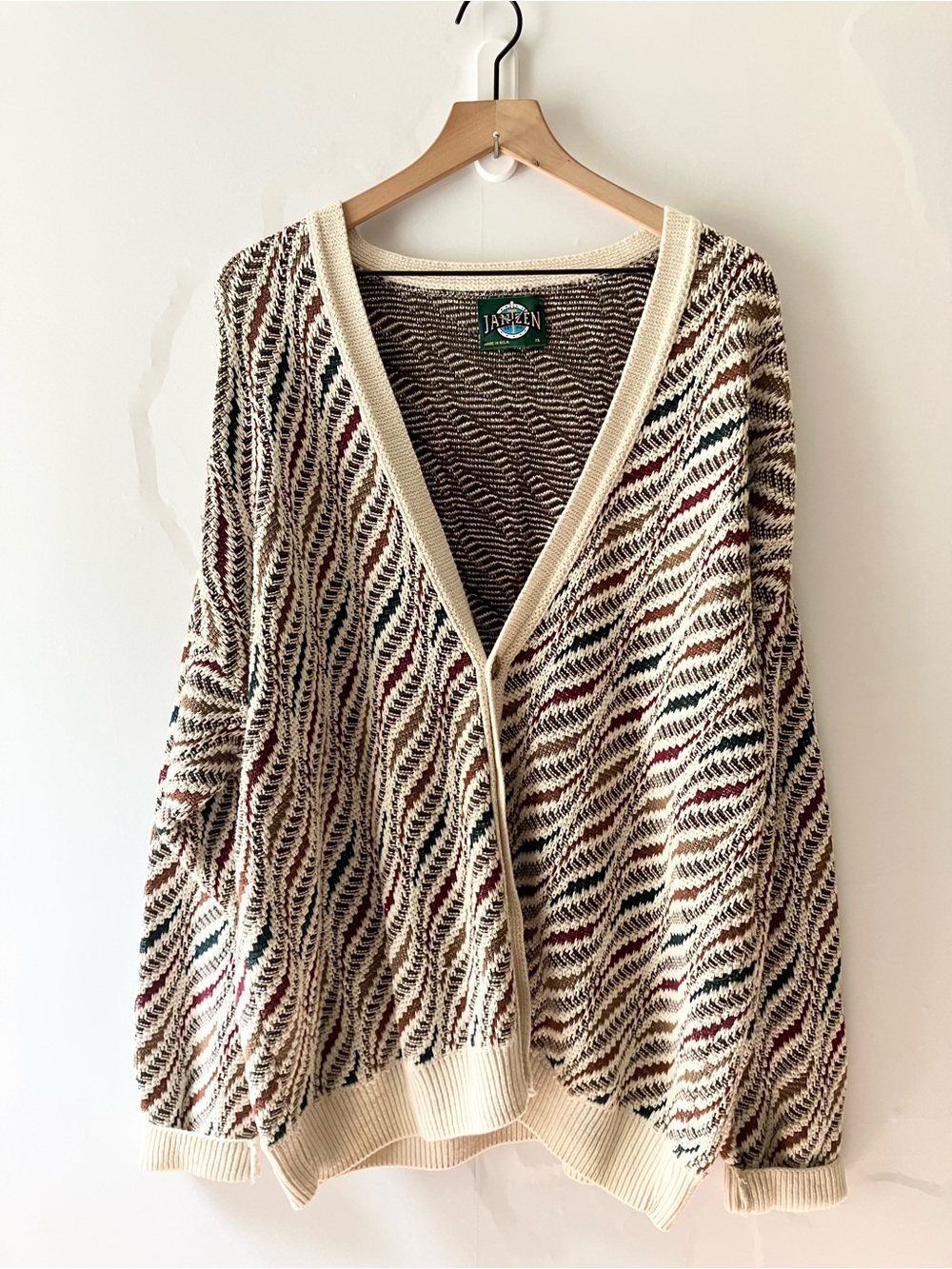JANTZEN Vintage 90s Grandpa Cardigan Sweater